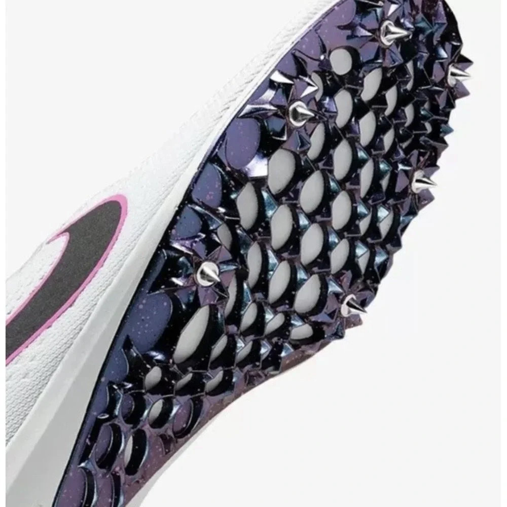Nike Zoom Victory 3 Pure Platinum Blast Track Spikes Mens‎ Sz 13 835997